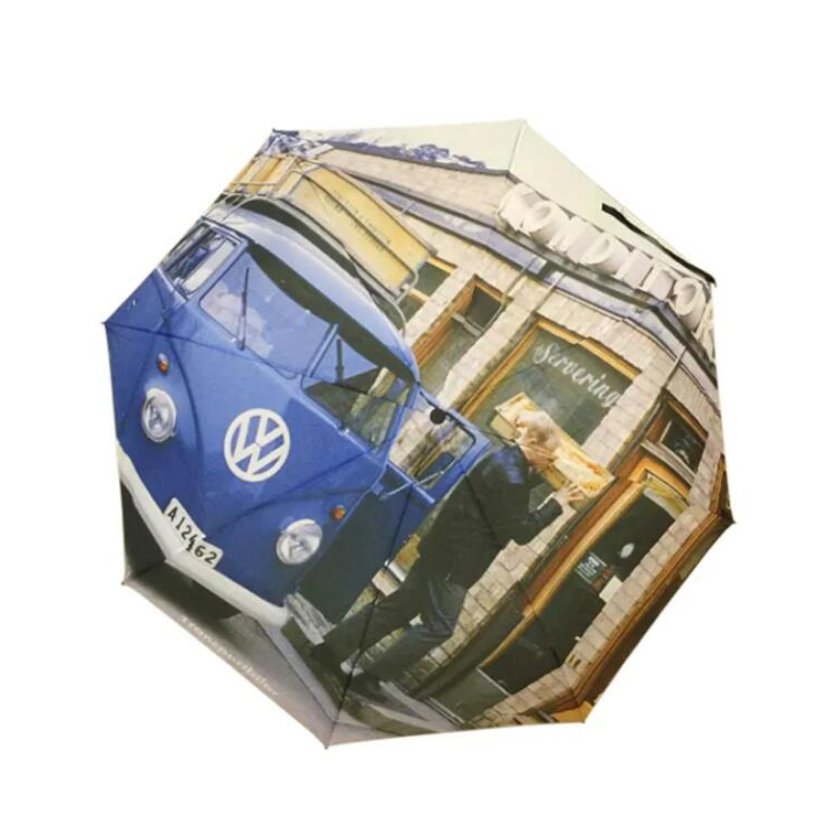 42-inch full color printing automatic opened compact umbrella